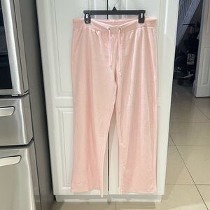 Humility Women's pink Velour Tracksuit Pants Size Medium